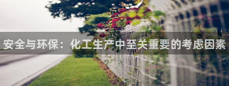 亿万先生app：安全与环保：化工生产中至关重要的考虑因素