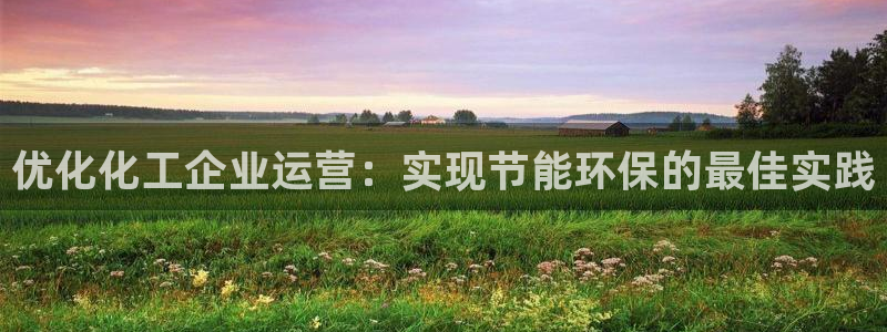 亿万billions：优化化工企业运营：实现节能环保的最佳实践