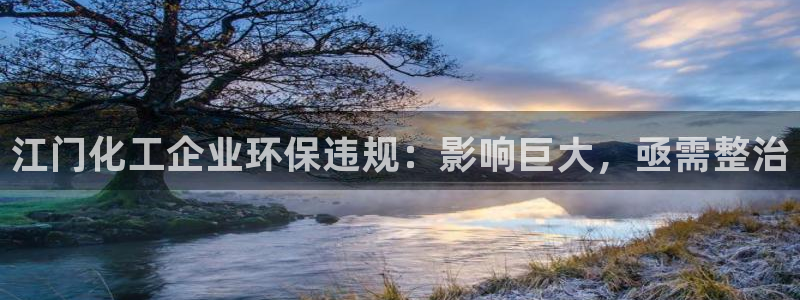 亿万先生mr：江门化工企业环保违规：影响巨大，亟需整治