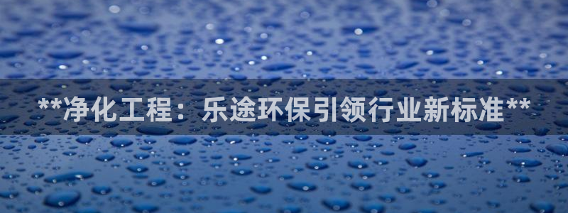 亿万的亿：**净化工程：乐途环保引领行业新标准**