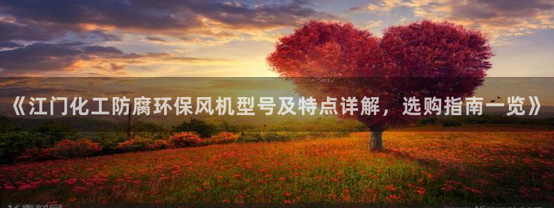 亿万笞人：《江门化工防腐环保风机型号及特点详解，选购指南一览》